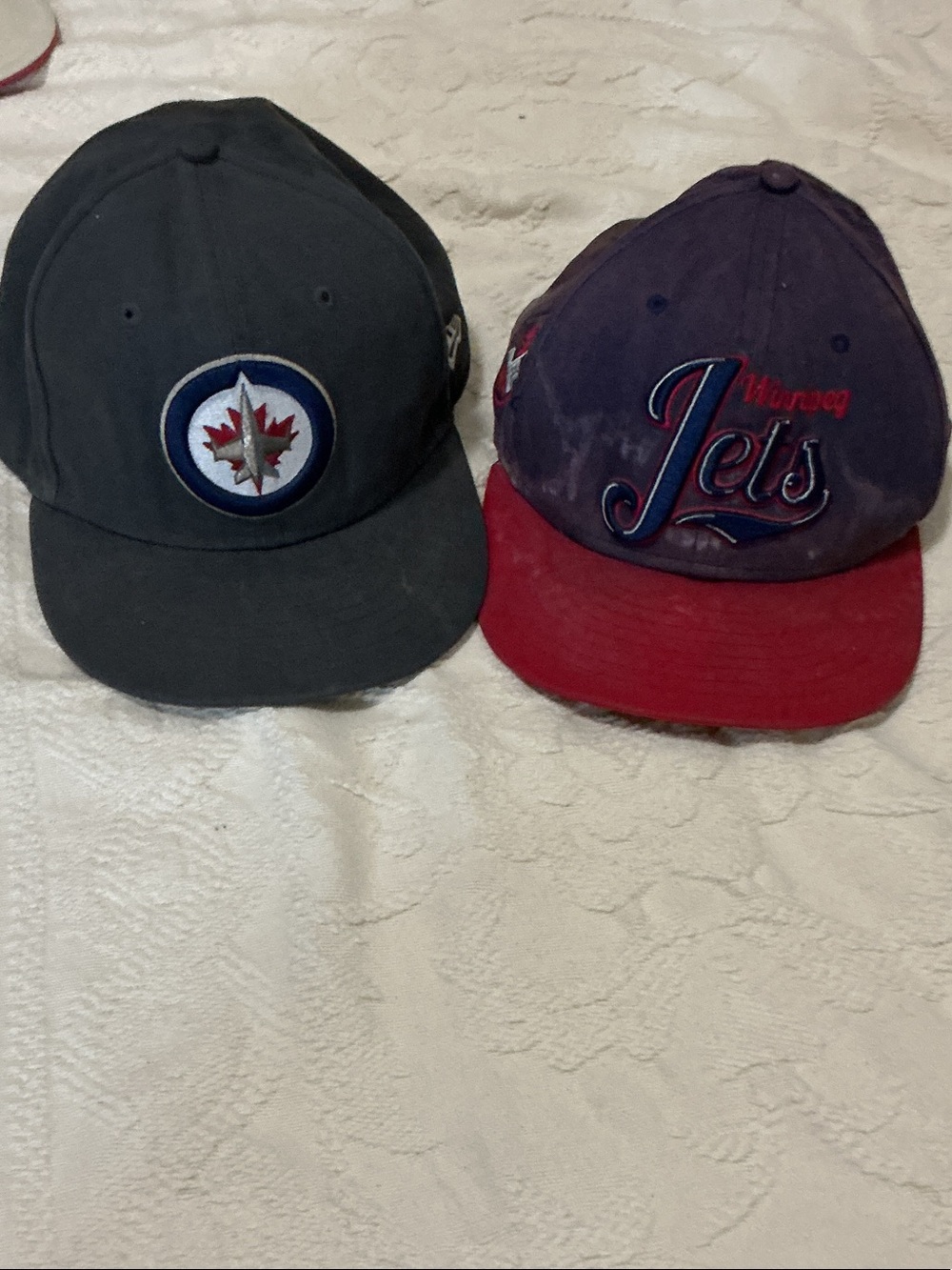 Set of 2 Winnipeg jets caps